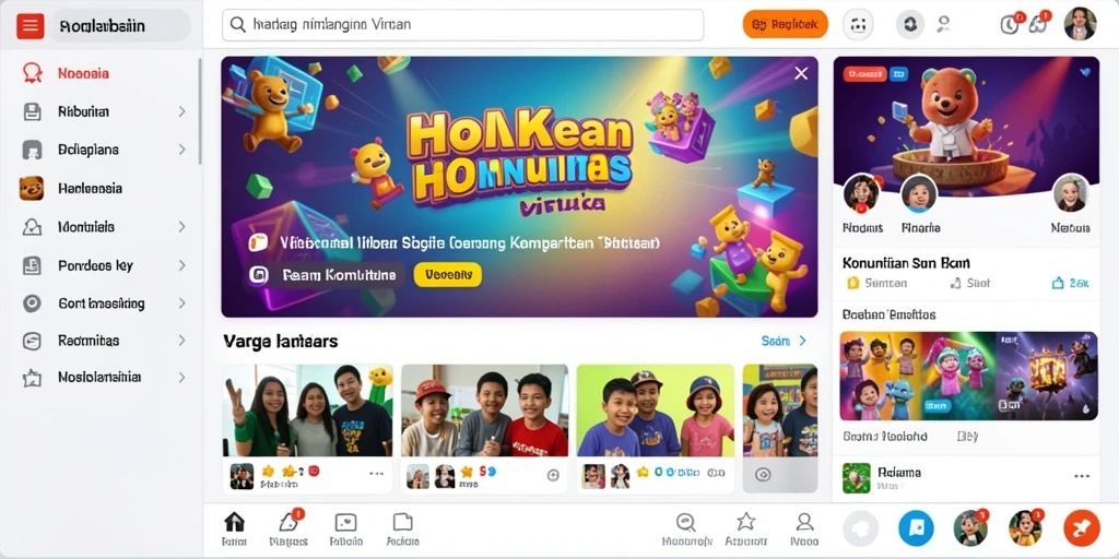 Tampilan antarmuka yang menawan dan user-friendly.