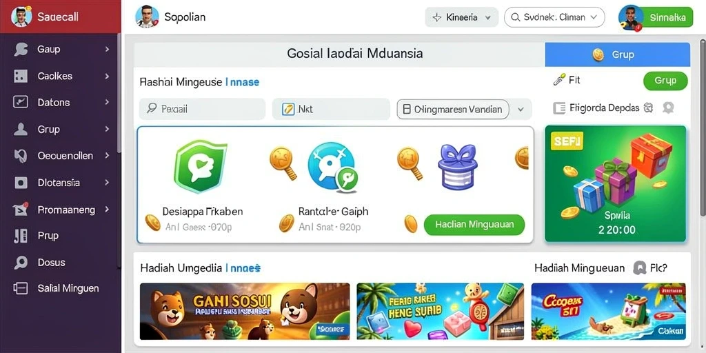 Tampilan antarmuka yang intuitif dan menarik.