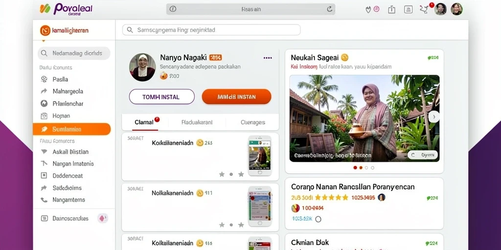 Tampilan antarmuka yang menarik dan ramah pengguna.