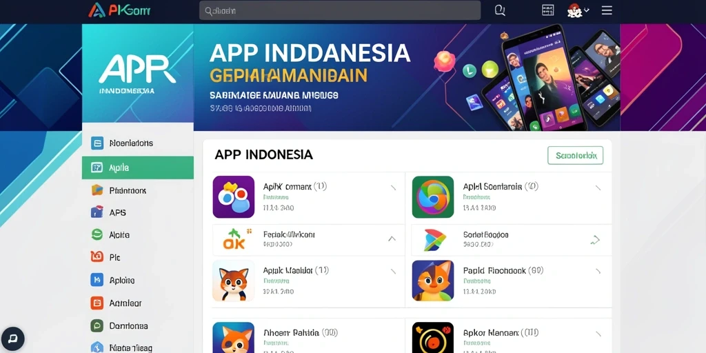 Tampilan menu utama yang menarik.