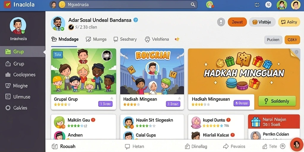 Tampilan antarmuka yang intuitif dan mudah digunakan.