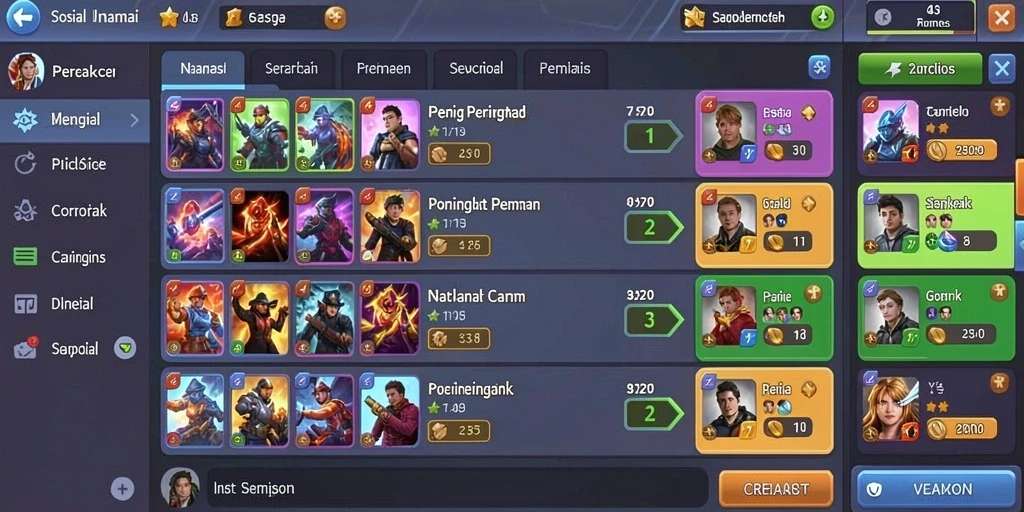 Tampilan grafis yang menarik dan colorful.