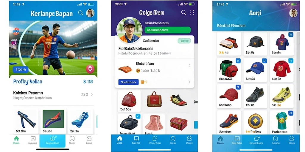 Tampilan menu utama yang menarik dan user-friendly.
