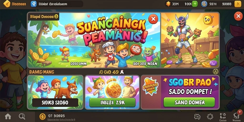 Screenshot menunjukkan karakter utama dalam aksi.